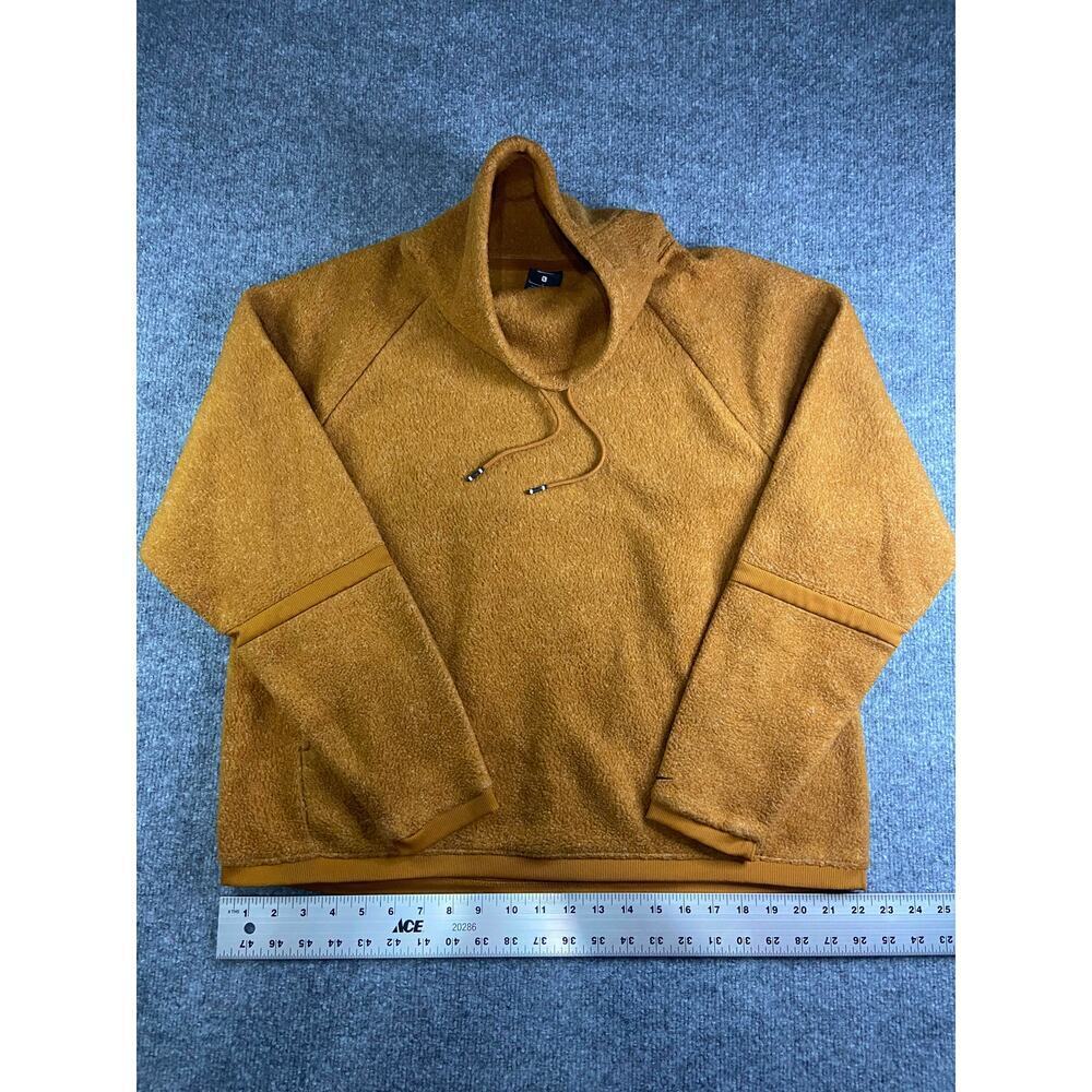 Nike Therma Fleece Long Neck Hoodie Burnt Sienna Brown Women's Size L